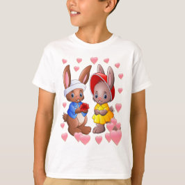 Bunny-liefde T-shirt