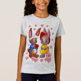 Bunny-liefde T-shirt