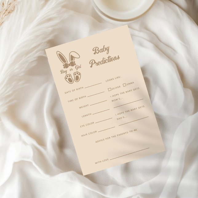 Bunny Light Beige Geslacht Onthult Baby-voorspelli (Creator heeft geüpload)