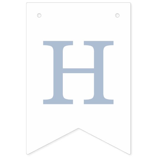  Bunny Lijst paasbanner - blauw Vlaggetjes (Tweede vlag)