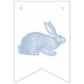  Bunny Lijst paasbanner - blauw Vlaggetjes (Eerste vlag)