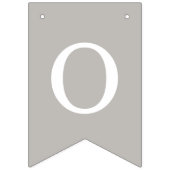  Bunny Lijst paasbanner - grijs Vlaggetjes (Derde vlag)