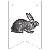  Bunny Lijst paasbanner - zwart Vlaggetjes (Eerste vlag)