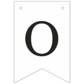  Bunny Lijst paasbanner - zwart Vlaggetjes (Derde vlag)