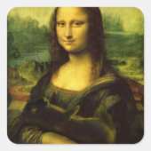 BUNNY LISA VIERKANTE STICKER (Voorkant)