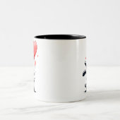 Bunny Love Balloons Tweekleurige Koffiemok (Center)