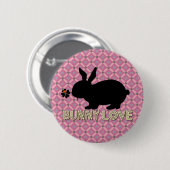 Bunny Love Botton Ronde Button 5,7 Cm (Voorkant /achterkant)