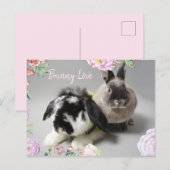 Bunny Love Briefkaart (Voorkant / Achterkant)