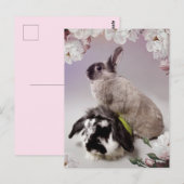 Bunny Love Briefkaart (Voorkant / Achterkant)