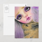 Bunny Love Briefkaart (Voorkant / Achterkant)