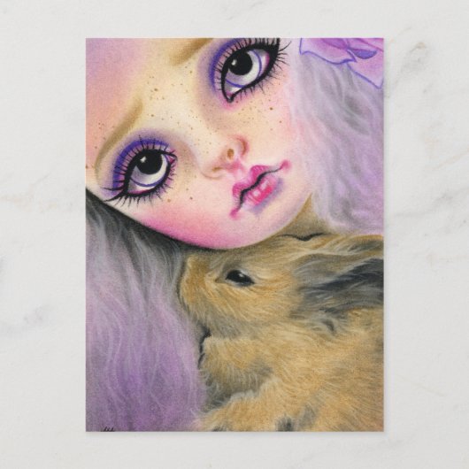 Bunny Love Briefkaart (Voorkant)