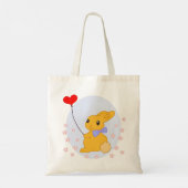 Bunny Love Canvas tas (Achterkant)