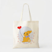Bunny Love Canvas tas (Voorkant)