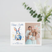 🐇Bunny Love Easter Feestdagenkaart (Staand voorkant)