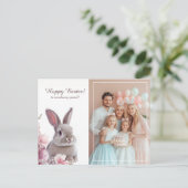  🐇Bunny Love Groetjes Feestdagenkaart (Staand voorkant)