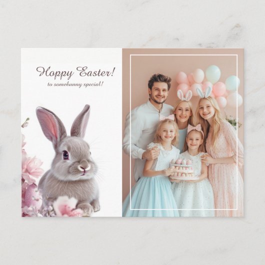  🐇Bunny Love Groetjes Feestdagenkaart (Voorkant)