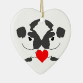 Bunny Love Heart Ornament (Rechts)