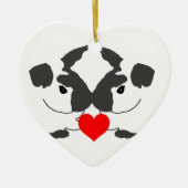 Bunny Love Heart Ornament (Voorkant)