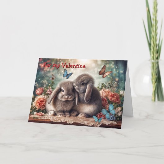 Bunny Love Kaart (Voorkant)