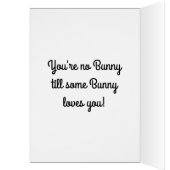 BUNNY LOVE-kaart TOONEN (Binnen (Links))