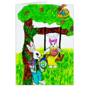 BUNNY LOVE-kaart TOONEN