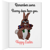BUNNY LOVE-kaart TOONEN (Binnen (Rechts))