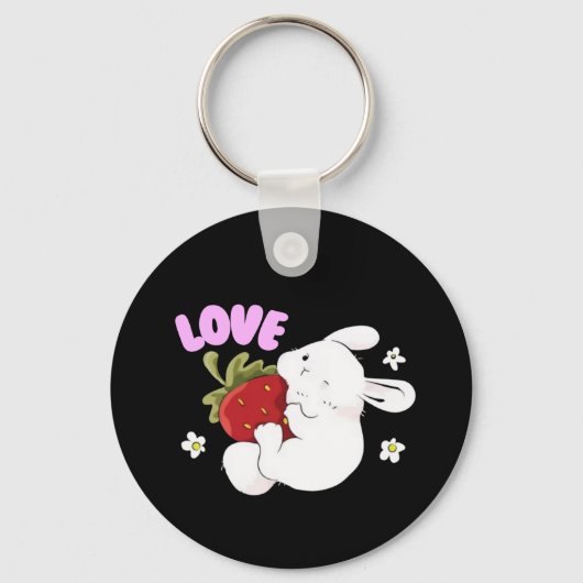 Bunny Love Keyring Sleutelhanger (Voorkant)
