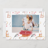 Bunny Love | Paasfotocollage Feestdagenkaart (Achterkant)