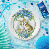 Bunny Love Papieren Bordje (Feest)