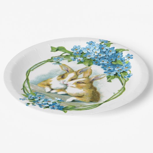 Bunny Love Papieren Bordje (Gekanteld)