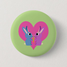 Bunny Love Ronde Button 5,7 Cm