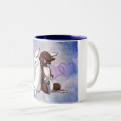 Bunny Love Tweekleurige Koffiemok (Voorkant rechts)
