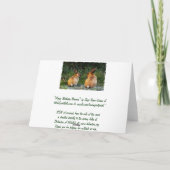 BUNNY LOVE Wild Rabbit Collectie Kaart (Achterkant)