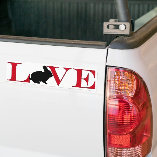 Bunny Lover Bumpersticker (Op Truck)
