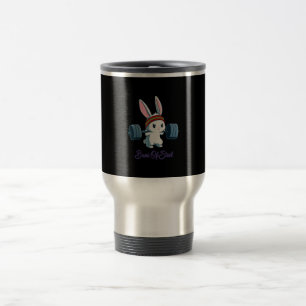 Bunny Lover Gym Workout Funny van Ness Rabbit Bunn Reisbeker