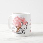 Bunny Lover Mok, Bunnies Mok, Bunnies Gift Koffiemok (Voorkant links)
