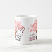 Bunny Lover Mok, Bunnies Mok, Bunnies Gift Koffiemok (Center)