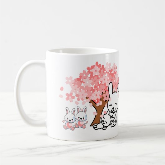 Bunny Lover Mok, Bunnies Mok, Bunnies Gift Koffiemok (Links)