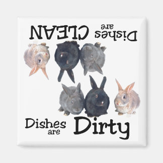 Bunny Lovers Vaatwasser Magneet
