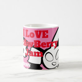 Bunny Loves Strawberry Jam Gel Mouse Koffiemok