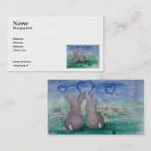 Bunny Lovin' aceo Visitekaartje (Voorkant / Achterkant)