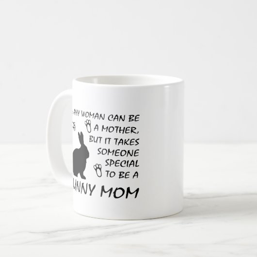 Bunny Ma Mok Coffee Tea Cup Funny Gifts Women (Voorkant links)