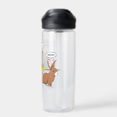 Bunny maakt chocoladepoep grappig CamelBak Eddy Waterfles (Achterkant)
