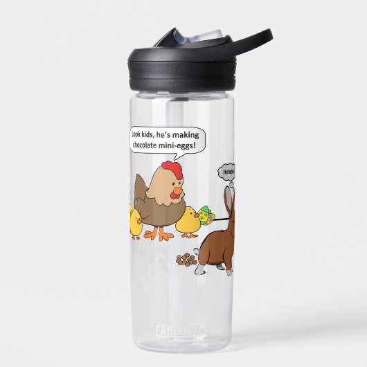 Bunny maakt chocoladepoep grappig CamelBak Eddy Waterfles (Links)