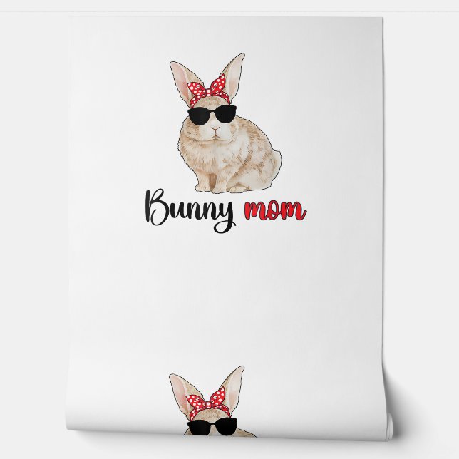 Bunny Mam Rabbit Mama Bunny Moeder Rabbit Eigenaar Behang (Afrollen)