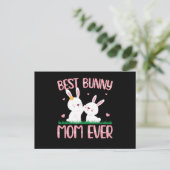 Bunny mama | Konijnen Briefkaart (Staand voorkant)
