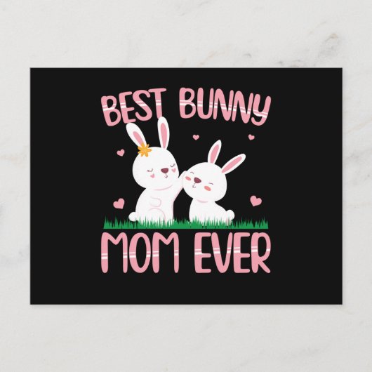 Bunny mama | Konijnen Briefkaart (Voorkant)