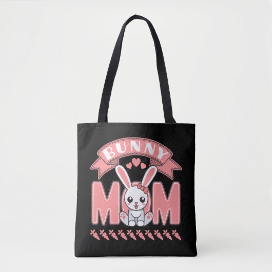 Bunny mama tote bag (Voorkant)
