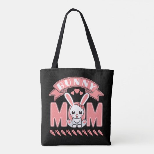 Bunny mama tote bag (Achterkant)
