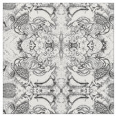 Bunny Mandala Pattern Stof (Close Up)